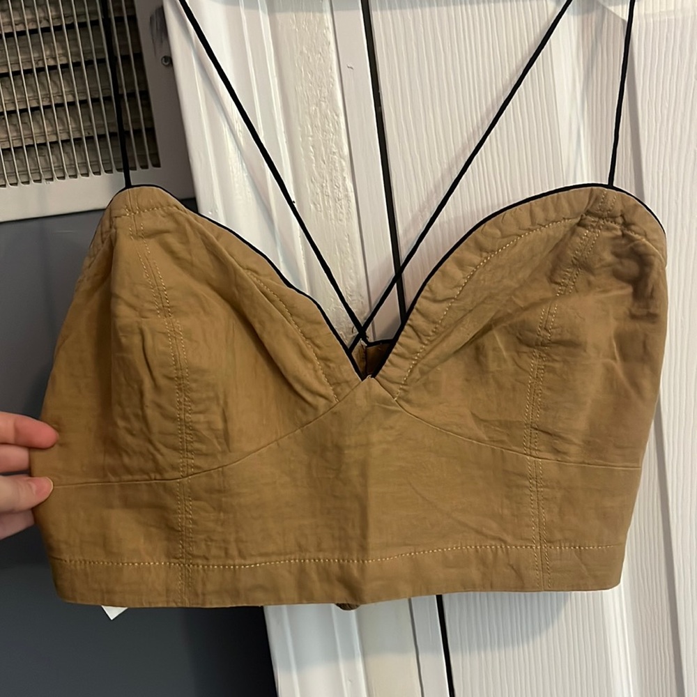 Anthropologie Cross Back Top